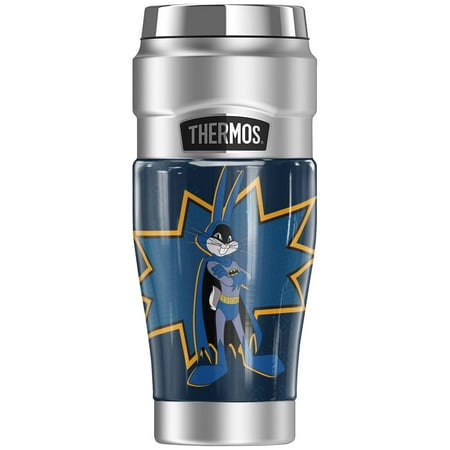 

Space Jam: A New Legacy Batman Suit Bugs Bunny THERMOS STAINLESS KING Stainless Steel Travel Tumbler Vacuum insulated & Double Wall 16oz