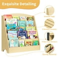 thumbnail image 7 of Masiis Bookshelf 5-Tier Rooms Book Display Shelve youngster for Classroom Bedroom，Natural, 7 of 7