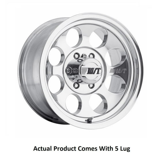 Mickey Thompson Wheels M53-001781 17 x 9 in. Classic III Polished Wheels 5 x 5 in.