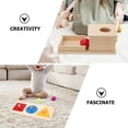 thumbnail image 3 of MasteelfCA 1 Set of Montessori Object Permanence Box Wooden Drawer Box Geometric Shape Matching Block, 3 of 8