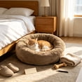 thumbnail image 5 of Cat Beds for Indoor Cats Thickened & Washable Removable Cover Extra Soft Bottom for Bedroom Living Room Indoor Cats Small Dogs by MPOISVA, 5 of 6