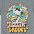 thumbnail image 3 of Peanuts - Feelin Groovy Snoopy And Woodstock - Toddler And Youth Short Sleeve Graphic T-Shirt, 3 of 6