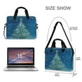 thumbnail image 3 of 16" Laptop Briefcase for Work Travel Laptop Shoulder Bag Carrying Handbag Laptop Case Watercolor Christmas Tree, 3 of 8