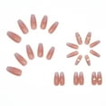 thumbnail image 4 of FCOGIN Long Coffin False Nail, Full Cover Press on Nail, Pink, Heart, Bear, 24 Pieces, 4 of 5