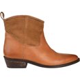 thumbnail image 2 of Women's Journee Collection Carmela Ankle Bootie Tan Leather 7 M, 2 of 6