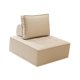 thumbnail image 5 of Sofá seccional modular, sofá futón cuadrado, sofá individual tapizado, sofá reclinable para dormitorio, sala de estar, tienda de ropa Beige, 5 of 8