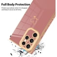 thumbnail image 3 of for Samsung Galaxy S23 Ultra 5G Case Love Heart Plating, Cute Pattern Luxury Elegant Cover for Girls Women, Camera Protector TPU Full Body Protection Case-Pink, 3 of 5