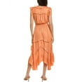 thumbnail image 2 of Elie Tahari womens  The Layla Midi Dress, s, Orange, 2 of 3