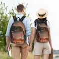 thumbnail image 4 of Disketp Astronaut On Mars A Mochila de Lona Estampada, Mochila Escolar de Viaje Ligera para Estudiantes y Portátil-Medium, 4 of 5
