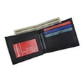thumbnail image 6 of Crocodile Print Cowhide Leather Bifold Wallet with Flip ID Window & Credit Card Slots 71053 CR, 6 of 42