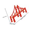 thumbnail image 2 of HOOWIFFY DIY Train Accessory for Children with Red Wood Train Scene Plaything 1Pcs, 2 of 8