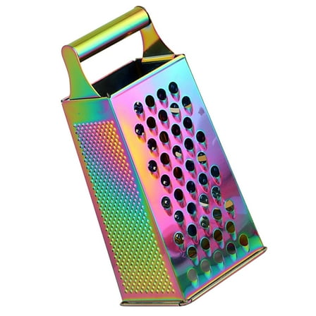 ibasenice Multipurpose Stainless Steel Vegetable Grater with Safe Handle for Home Use