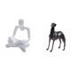thumbnail image 5 of Estatua De Perro Galgo Abstracto Creativo, Figura De Resina, Escultura Artesanal De Animal Para Decoración De Sala De Estar, Centro De Mesa, 5 of 8