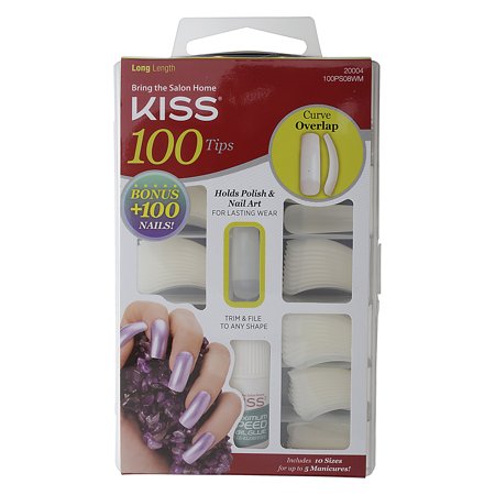 Kiss Long Length Artificial Nails, 200 Ct - Walmart.com