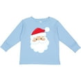 thumbnail image 3 of Inktastic Santa Claus, Smiling Santa, Santa Hat, Christmas Boys or Girls Long Sleeve Toddler T-Shirt, 3 of 5
