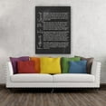 thumbnail image 3 of Black And White Wall Art Footprints In The Sand Poem Wall Art Prints Poster Canvas Paintings For Office  Framed 12×18 in, 3 of 5