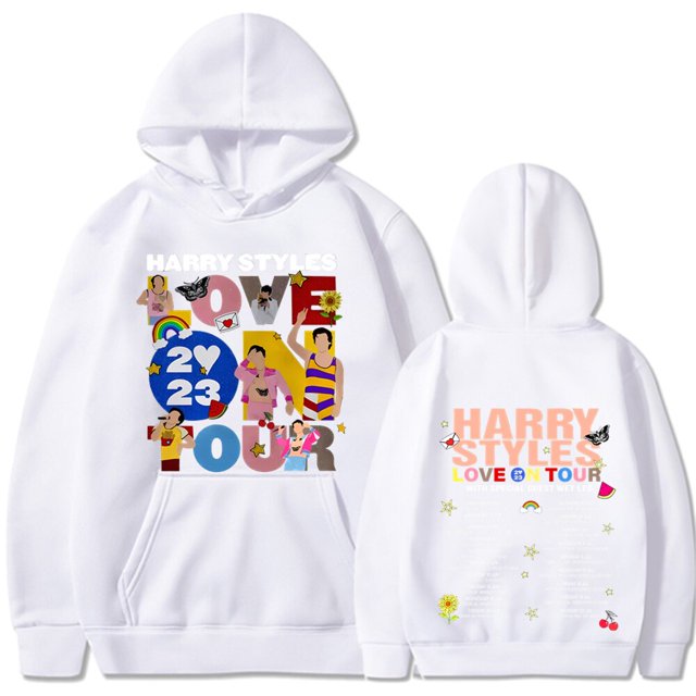 Sudadera con capucha de concierto Love on Tour para hombre y mujer, suéter Unisex de manga larga con capucha, estilo Harajuku, Hip Hop, Y2k, 2023
