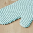 thumbnail image 4 of KitchenAid Ribbed Soft Silicone Oven Mitt 2-Pack Set, Mineral Water Aqua, 7.5"x13", 4 of 6
