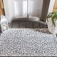 thumbnail image 2 of Safavieh Courtyard Karina Animal Indoor/Outdoor Area Rug, Ivory/Navy, 2' x 3'7", 2 of 15