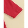 thumbnail image 6 of Newborn Baby Girls My First Christmas Outfits Ruffle Romper Tree/Snowflake Pants Headband Set 3Pcs Cute Chirstmas Clothes, 6 of 8