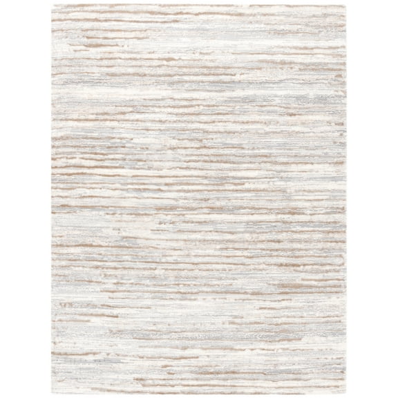 SAFAVIEH Lagoon Jarred Diamond Area Rug, Grey/Beige, 5'5" x 7'7"
