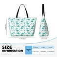 thumbnail image 4 of Disketp Utensiles Bolsa de Playa de Gran Capacidad, Bolso Impermeable y a Prueba de Arena para Mujer, Ideal para Playa, Piscina y Natación, 4 of 7