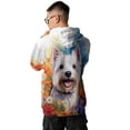 thumbnail image 5 of Welcome Spring Summer West Highland White Terrier Portrait Flower Blue Sky All Over Print 3D Hoodie Unisex Merch Hoodies Westie Westy Dog Lover - 12001, 5 of 6