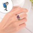 thumbnail image 2 of Maoww Mood Rings Color Change Adjustable Temperature Emotion Feeling Finger Accessories Costume Props Bag Fillers Birthday Favors Gift single dolphin, 2 of 6