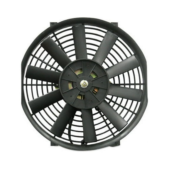 Mishimoto MMFAN-12 Slim Electric Radiator Fan, 12" Universal Fit, 12.25 Volts, Black