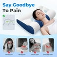 thumbnail image 3 of Sleep Enhancing Cervical Support Comfort Goose Down Pillow, 2025 New Ergonomic Goose Down Pillow, Sleep Aid Pillows Cervical Support Comfort Ergonomic Slleep Enhancing Pillows, 3 of 8