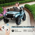 thumbnail image 5 of Sakiyr Kids Ride On Truck Car,12V Electric 4 Wheeler Vehicles with Remote Control, Spring Suspension,3 Speeds, LED Lights, Music, Ride On Car Toys for Boys Girls, 5 of 7