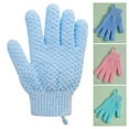 thumbnail image 7 of Limei 1Pair Bath Gloves Convenient Foams Remove Dead Skin Spiral Bulged Grid Scrub Bathroom Bath Towel, 7.5"x 4.7", 7 of 7
