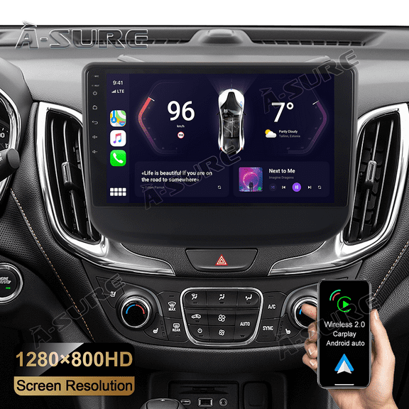 9'' CarPlay Android 13 Car Radio Stereo for Chevrolet Equinox 2018-2020 GPS WIFI BT DSP USB 2 32G