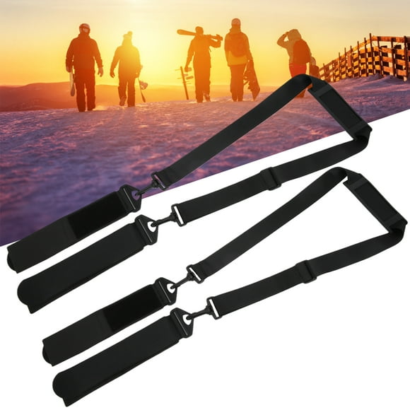 YLSHRF Adjustable Skis Fixing Belt, Snowboard Strap, 127cm/50in 2Set Durable For Ski Snow