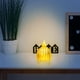 thumbnail image 5 of Lámpara redonda de velas de caramelo navideña - LED sin llama a pilas, luz romántica de noche en la mesilla para decorar el dormitorio, 3 tamaños, 5 of 6