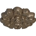 thumbnail image 3 of Ekena Millwork 7 5/8"OD x 1"P Emery Leaf Ceiling Medallion, Hand-Painted Warm Silver, 3 of 7