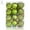 Green, variant on Gustave Baubles Hanging Glitter Multi-color Plastic Christmas Ball Ornaments, 24 Count (1.18")