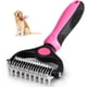 thumbnail image 1 of Cepillo para el pelo de perros, cepillo para gatos, rastrillos para desenredar perros, cepillo para quitar el pelo, peine para el cuidado de la capa interna, rastrillo para desenredar para mascotas, 1 of 4