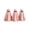 A003- Rose Gold, variant on 3 Pack, Halloween Ghost Decorations 16 Inch Rose Gold Sequined Spooky Halloween Decor for Indoor Home Mantel Porch Shelf Party Display