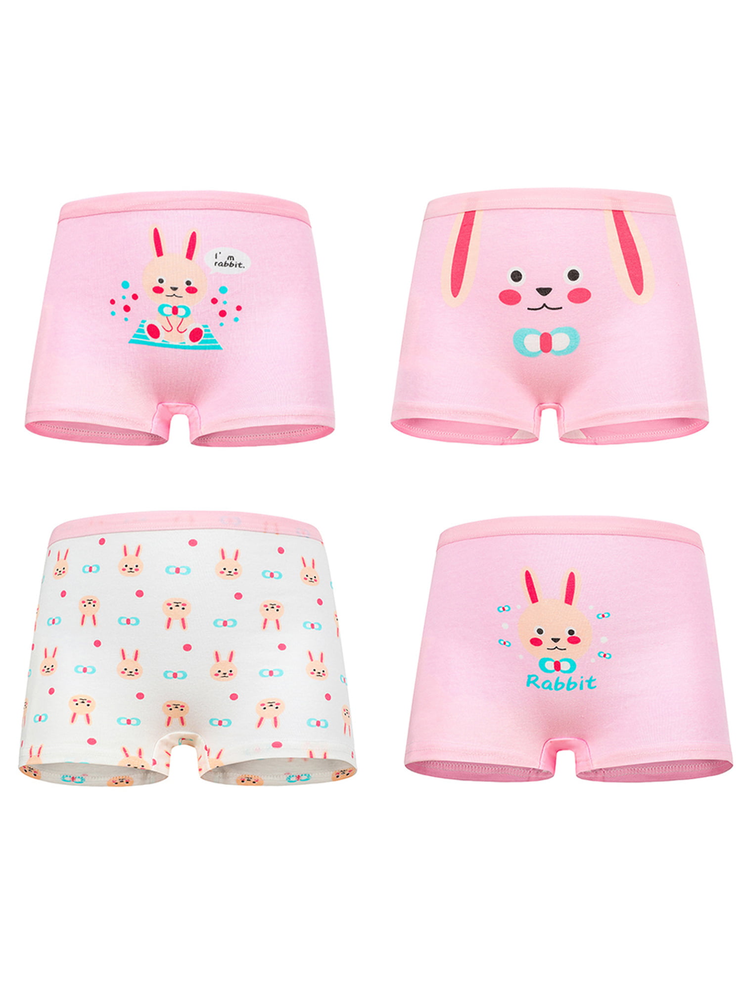 Underpants Panties Cute Cotton Rabbit Baby Girls Underwear Boxer Cartoon 