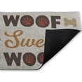 thumbnail image 2 of Sweet Woof Dog Entry Outdoor Door Mat, design by Marcus Prime, 18"x30", 2 of 9