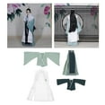 thumbnail image 3 of Ropa De Muñeca De Bebé 30 Cm Yotijar Disfraces Trajes con Accesorios Cabello para 30 Cm Conjunto completo blanco, 3 of 10