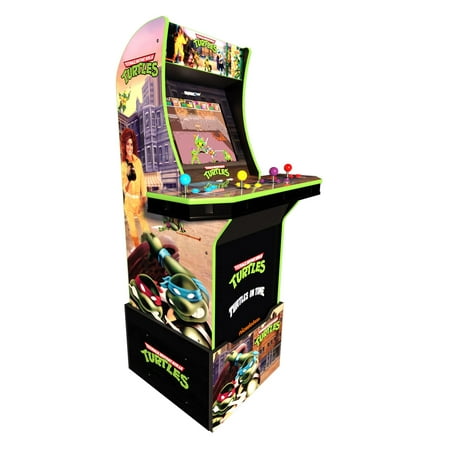 Teenage Mutant Ninja Turtles Arcade Machine w/ Riser, (Best Arcade Machine Games)
