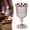Goblet Silver, variant on Vintage Engraved Metal Mini Chalice Goblet, Medieval Decorative Shot Glass, Multi-Purpose Liquor Wine Cup For Wedding Favors, Bar, Party, Ritual And Home Tabletop Decoration