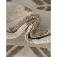 thumbnail image 3 of Unique Loom Outdoor Modern Collection Area Rug - Albuquerque (4' 1" x 6' 1" Rectangle Beige/Brown), 3 of 6