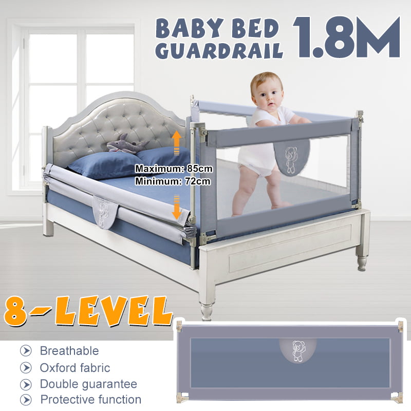 Baby Bed Safety Rail Guard Kid Toddler Infant Sleeping Play Protection 100~150cm 