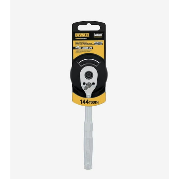 Llave de carraca DEWALT DW144T de 1/4" con liberación rápida