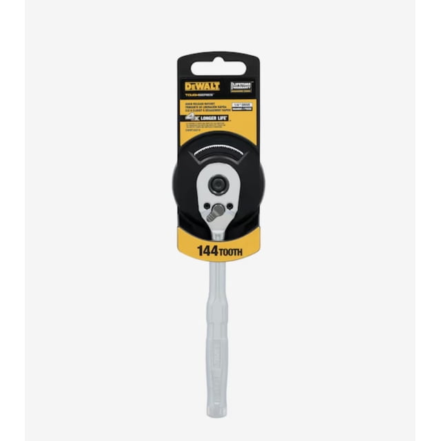 Llave de carraca DEWALT DW144T de 1/4" con liberación rápida