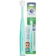 Brilliant Baby Toothbrush – Soft Bristles, Round Head, Ages 4‑24 Months – 1‑Pack (Mint)