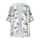 thumbnail image 3 of Cárdigan de moda para mujer, blusa informal con estampado de manga larga, blusa holgada tipo cárdigan, blusa de poliéster para mujer, 3 of 4